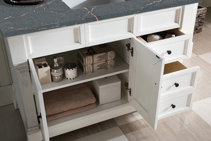 Brookfield 48" Single Vanity Cabinet, Bright White