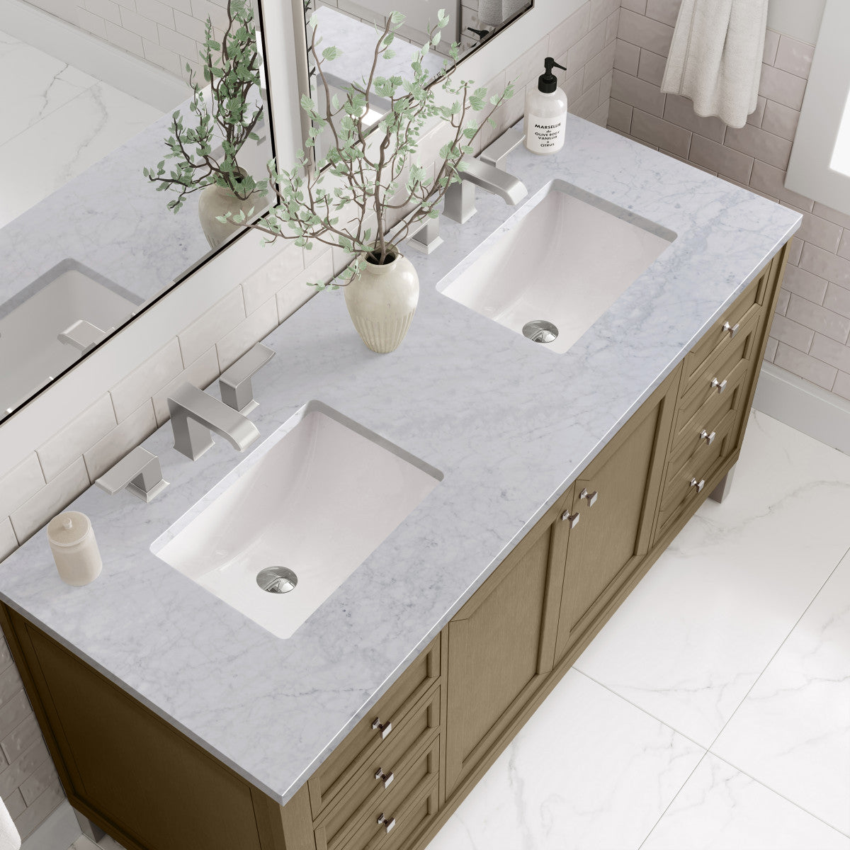 Chicago 60" Double Vanity