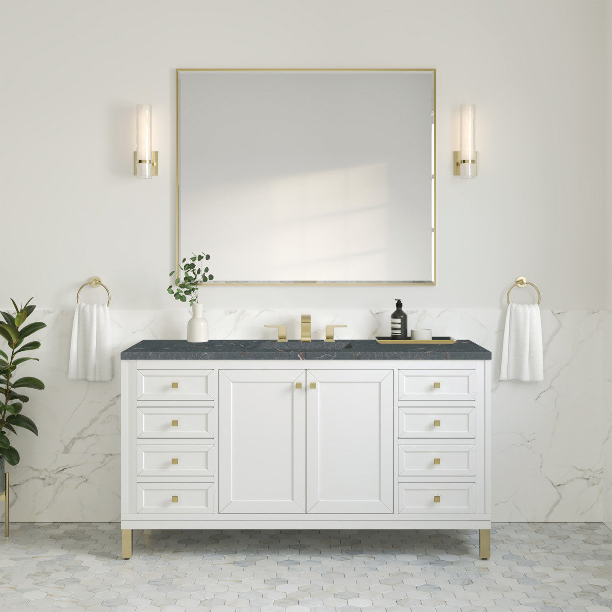 Chicago 60" Single Vanity Cabinet