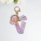 A–Z Personalized Butterfly Tassel Keychain – Custom Initial Gift for Women