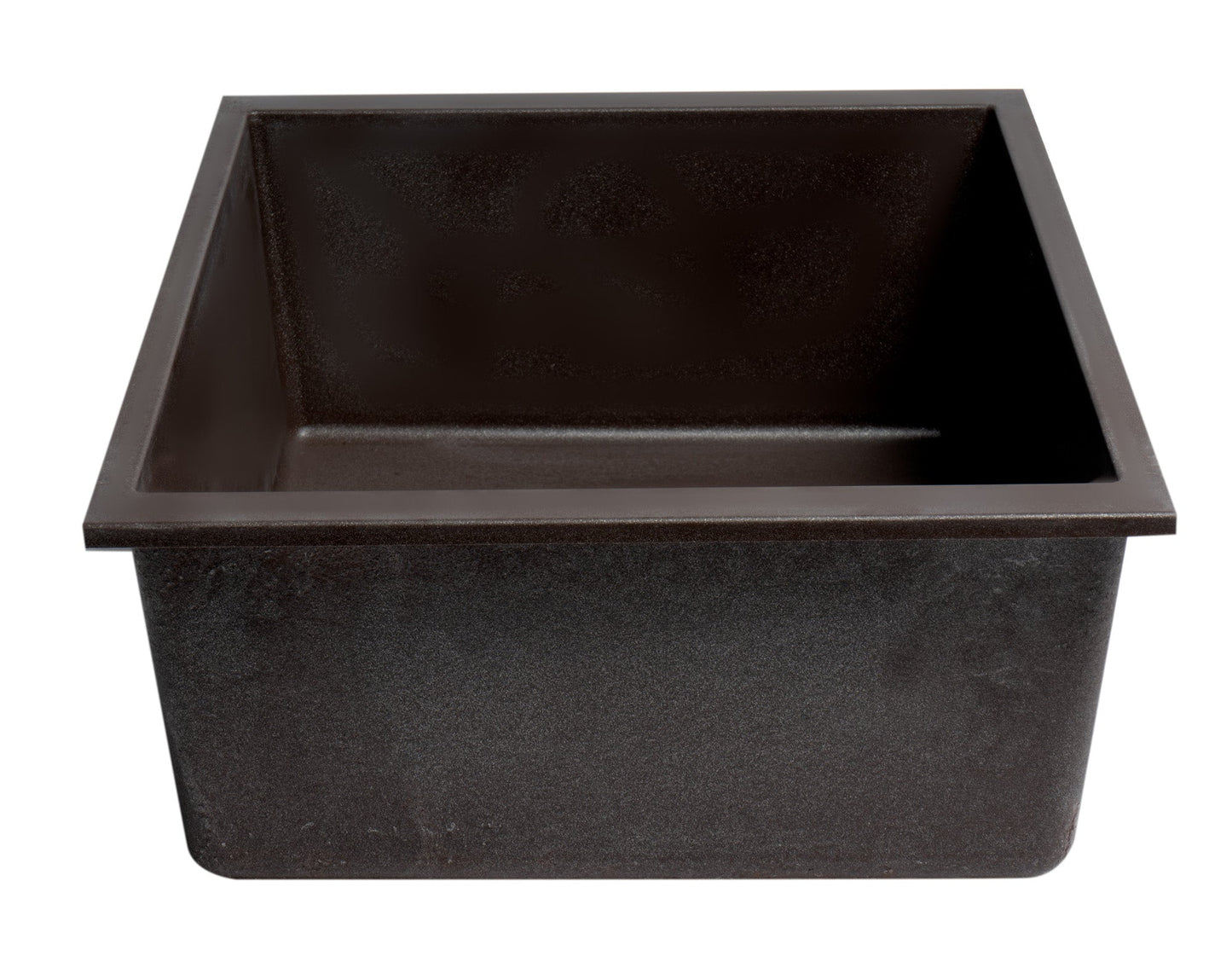 ALFI brand AB2420UM 24" Undermount Single Bowl Granite Composite Kitchen Sink