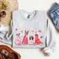 Valentine Ghost Dogs, Sweatshirt, Valentine's Day