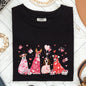 Valentine Ghost Dogs, Comfort Colors Tshirt, Valentine's Day