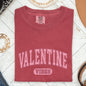 Valentine Vibes, Collegiate, College, University, Comfort Colors Tshirt, Valentine's Day