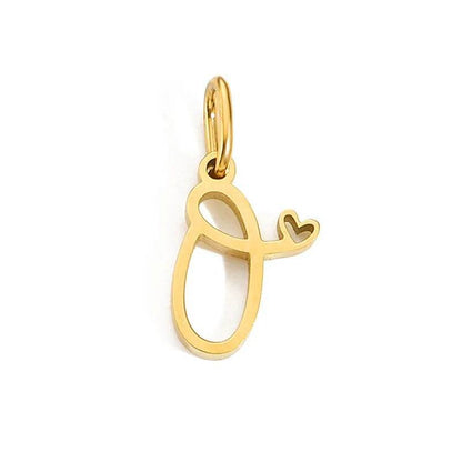 Gold Letter Pendant Necklace for Women – A-Z Alphabet Zircon Crystal Choker, Snake Chain Jewelry Gift