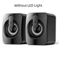 USB Wired HiFi Stereo Computer Speakers with LED Lights