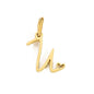Gold Letter Pendant Necklace for Women – A-Z Alphabet Zircon Crystal Choker, Snake Chain Jewelry Gift