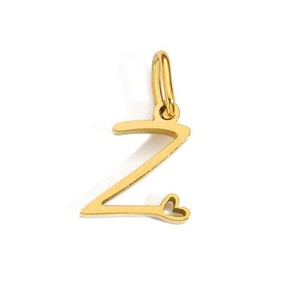 Gold Letter Pendant Necklace for Women – A-Z Alphabet Zircon Crystal Choker, Snake Chain Jewelry Gift