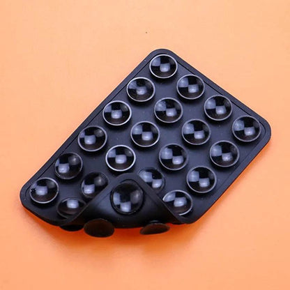 2pcs Double-Sided Silicone Phone Wall Mount with Suction Grip