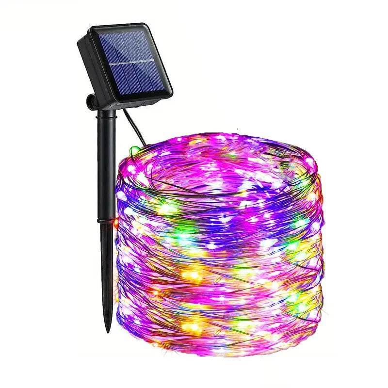 Solar Fairy String Lights Outdoor Waterproof