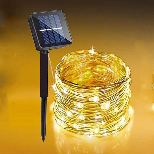 Solar Fairy String Lights Outdoor Waterproof
