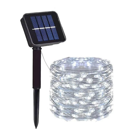 Solar Fairy String Lights Outdoor Waterproof
