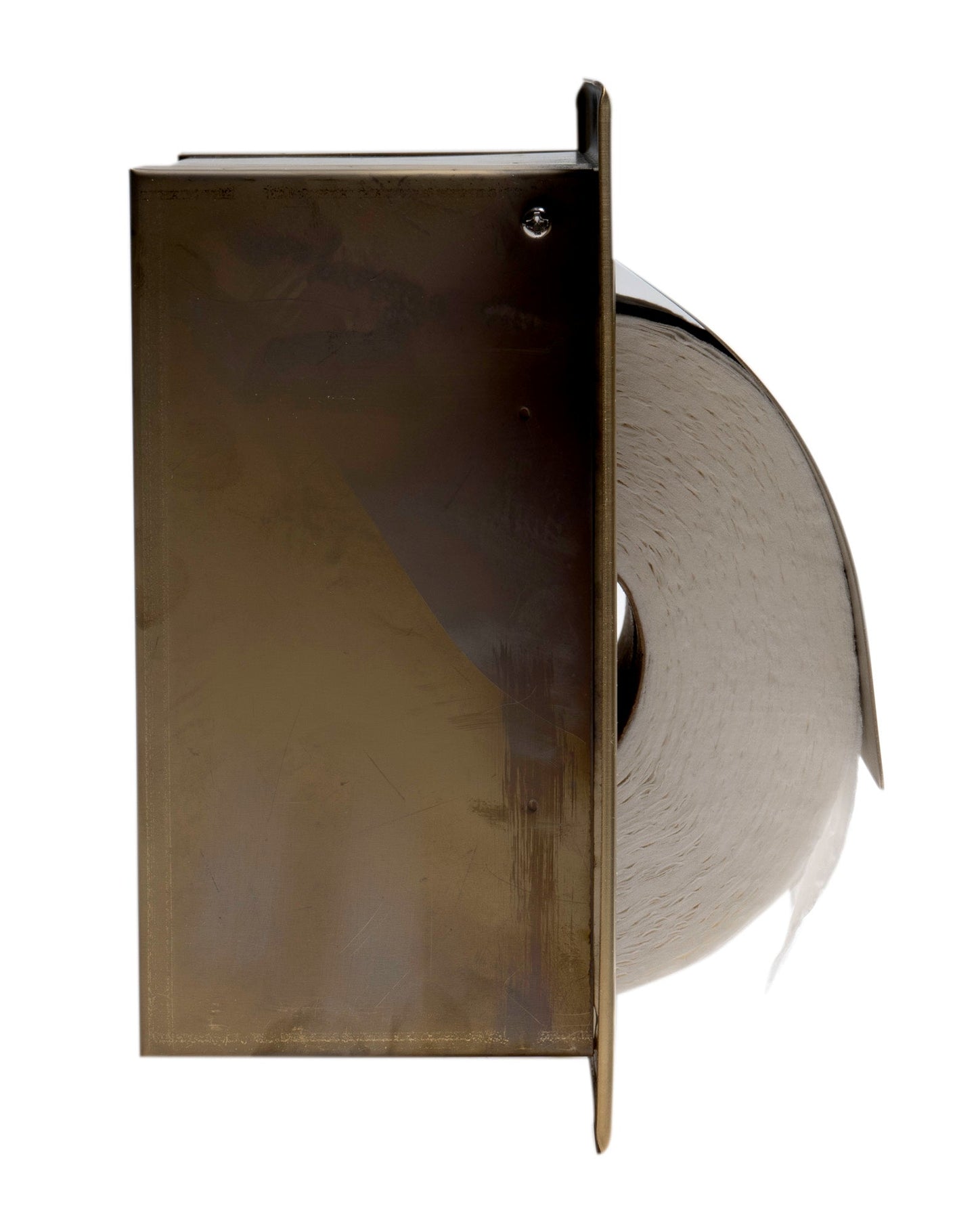 ALFI brand ABTPP77 Stainless Steel Recessed Toilet Paper Holder with Cover