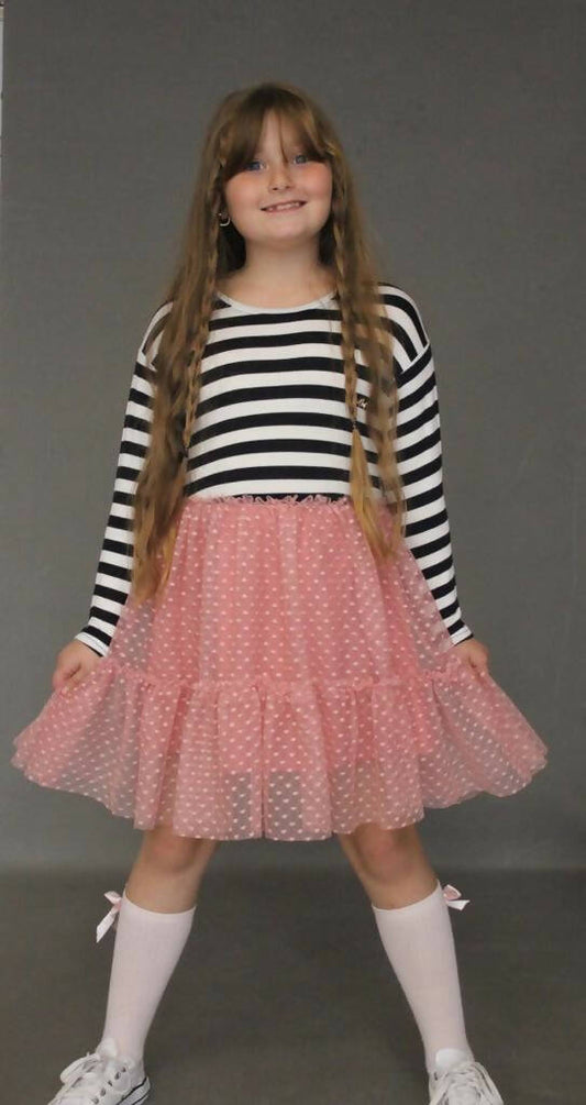Girl tulle skirt dress 3/7 years old