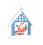 Santa's Cottage Holiday Ornament