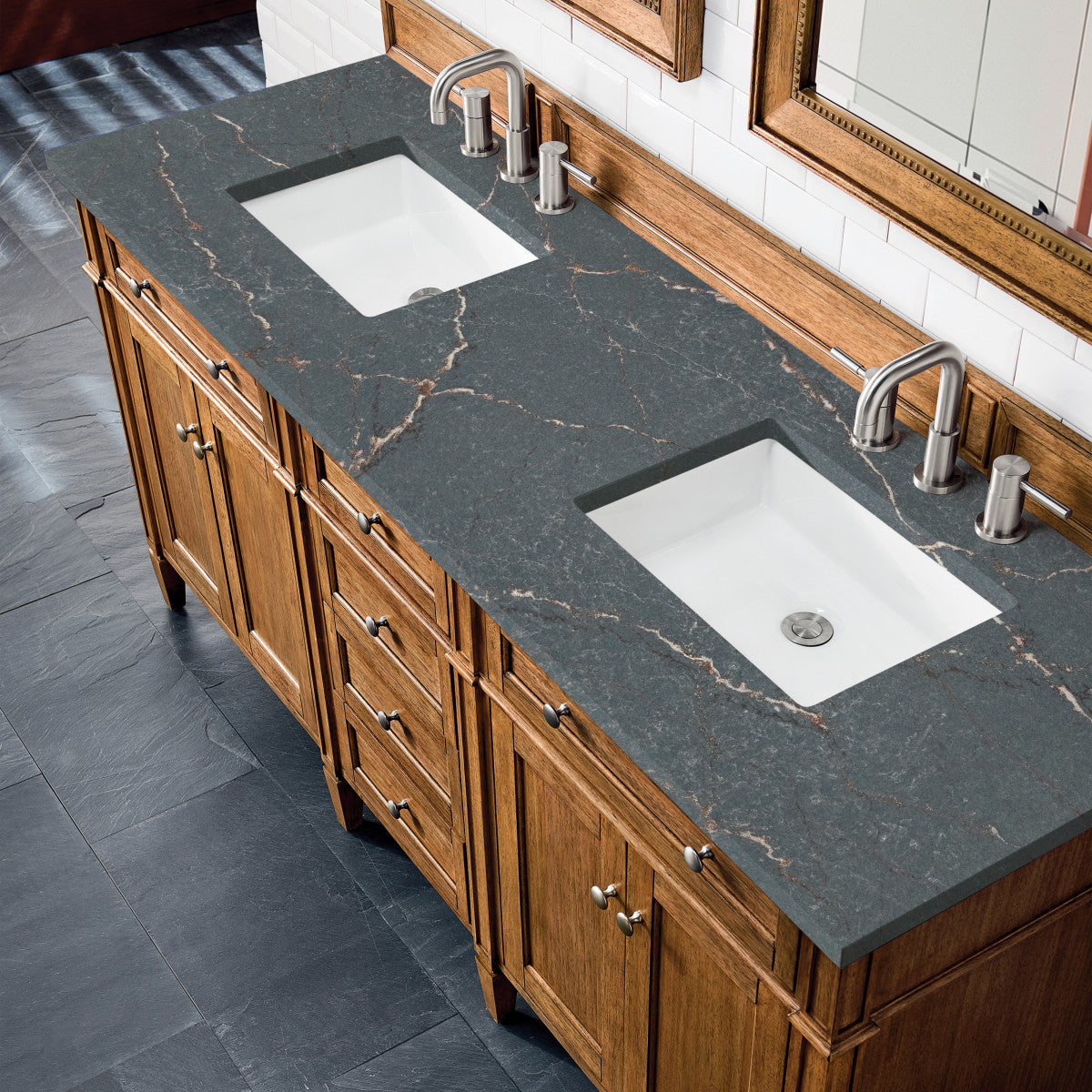 Brittany 72" Double Vanity Cabinet