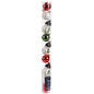 Tube of 9 Glass Ornaments - 30mm - Snowman