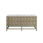 Emmeline 72" Double Vanity Cabinet, Pebble Oak