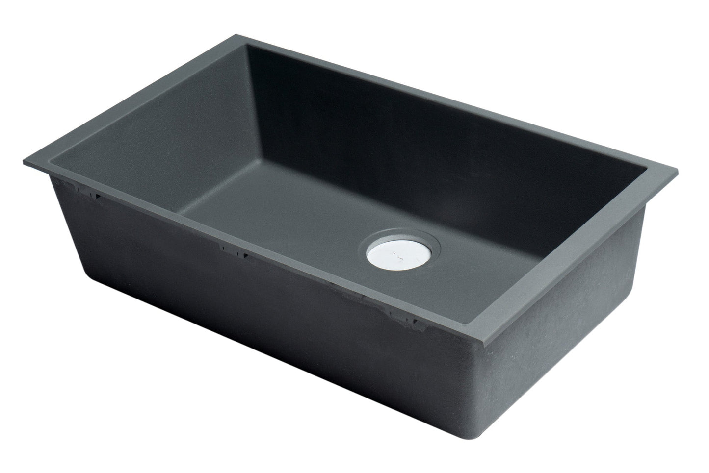 ALFI brand AB3020UM 30" Undermount Single Bowl Granite Composite Kitchen Sink