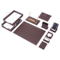 MOOG Luxury Desk Set - Double Document Tray- Brown - 13 PCS