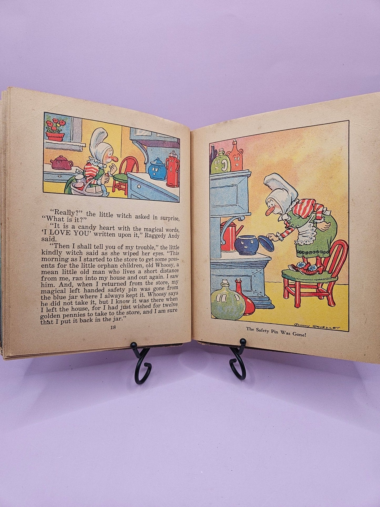 Very Rare Vintage 1935 Raggedy Ann and the Left Handed Safety Pin by Johnny Gruelle