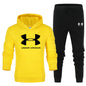 Men's Solid Color Thick Jacket Set for Spring and Autumn