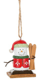 S’mores Buddy Skiing Ornament