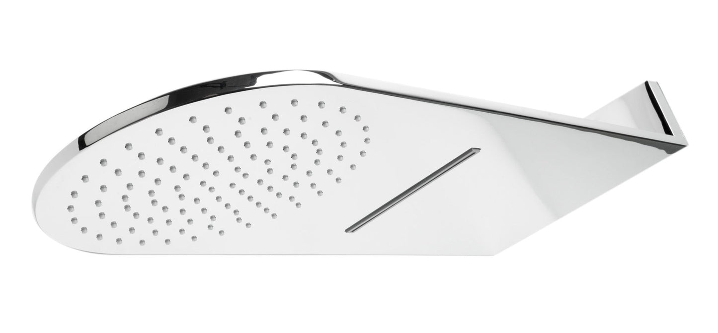 ALFI brand RAIN10RW 10" Wall-Mounted Square Waterfall Rain Shower Head