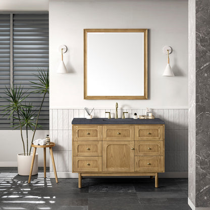 Laurent 48" Single Vanity Cabinet, Light Natural Oak
