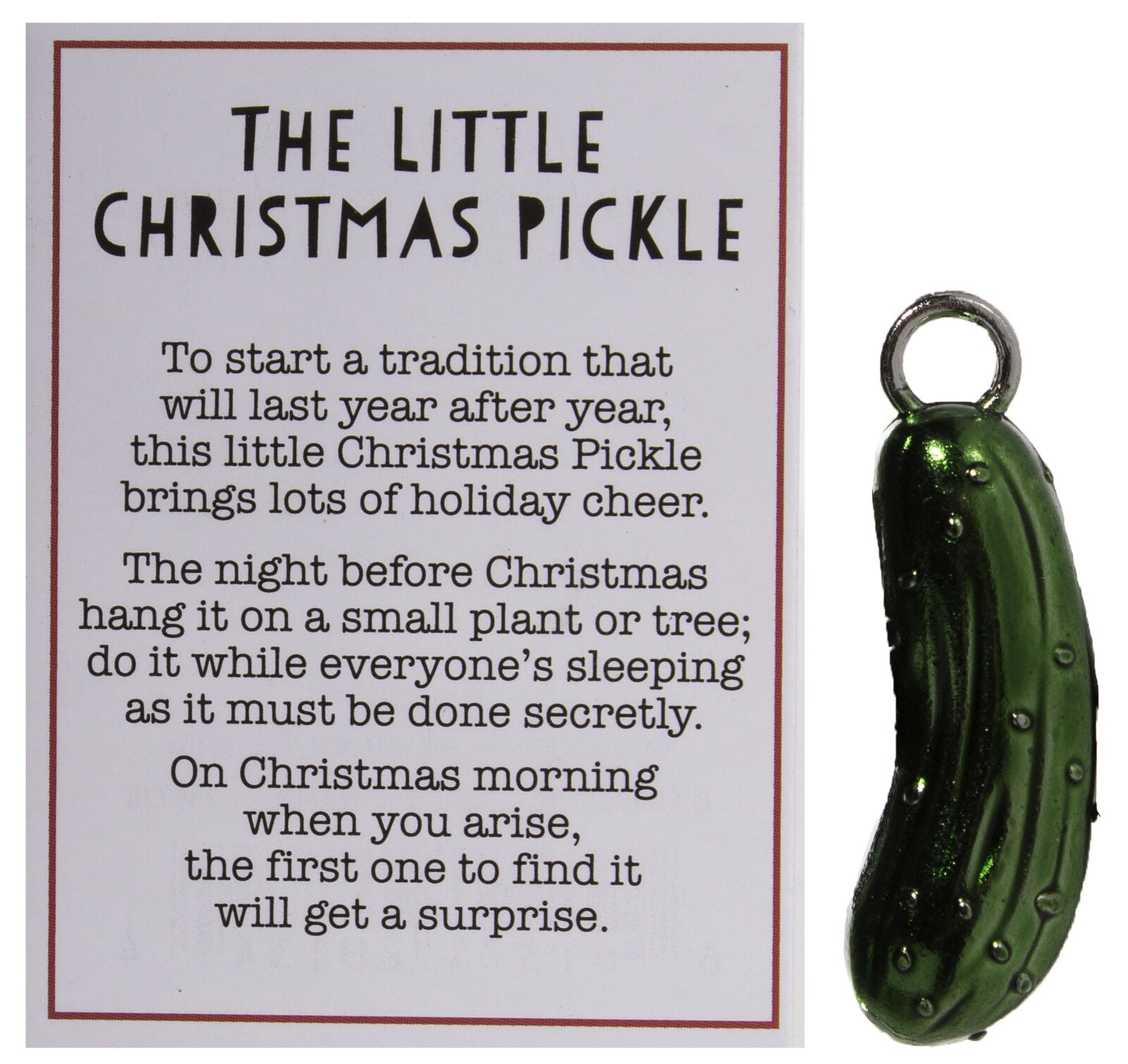 The Little Christmas Pickle Charm