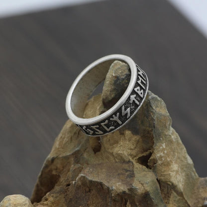 Vikings Runic Stainless Steel Ring