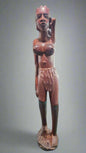 Vintage African Tribal Solid Wood Sculpture – 26.5"x4.75"