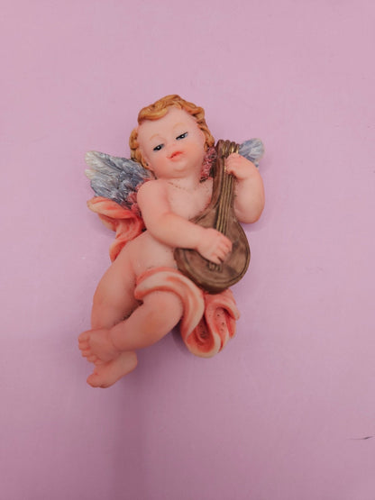 Vintage Angel Cherub Magnets | 6 Styles | Instrument Playing Angels | 3"