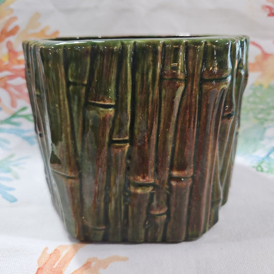 Vintage Bamboo Style Pottery