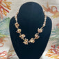 Vintage Carved Shell Necklace - Handmade Coastal Statement Jewelry