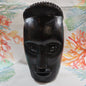 Vintage Carved Wood African Head Bust