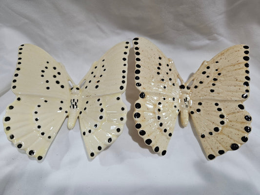 Vintage Ceramic Butterfly Wall Decor