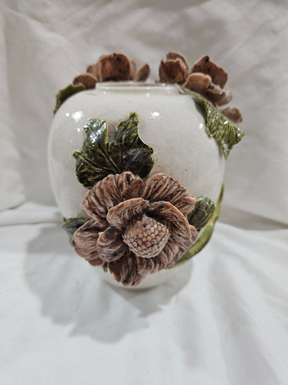 Vintage Ceramic Floral Vase