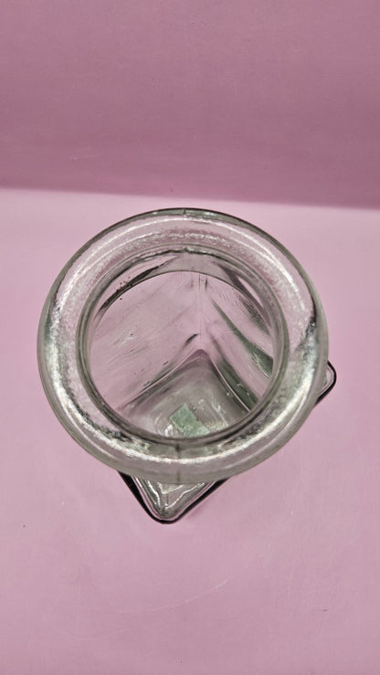 Vintage Green Glass Jar