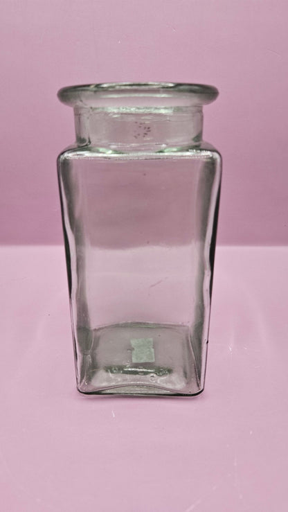 Vintage Green Glass Jar