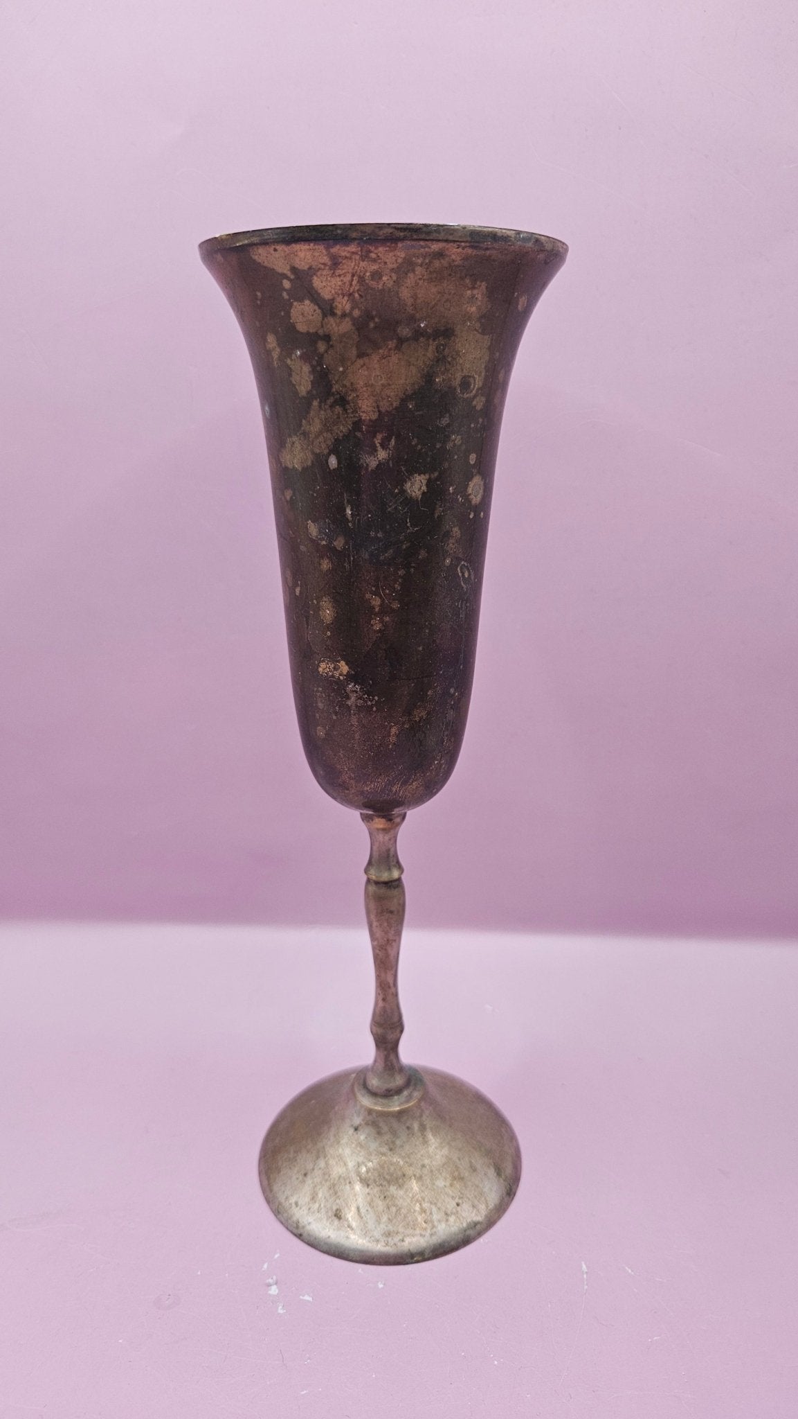 Vintage International Silver Co. India Goblet Set – Set of 4 Silver-Plated Chalices