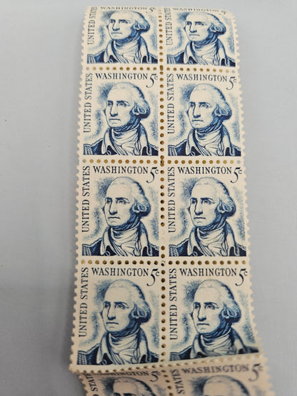 Vintage Lot of Stamps – Freedom to Speak, George Washington, Omnibus, Seashell, Conestoga Wagon