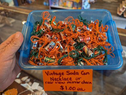 Vintage Mini Soda Can Necklace/Charm