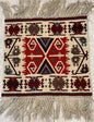 Vintage Navajo Like Bulgarian Wool Kilim Display Rug 1'8''x1'7''