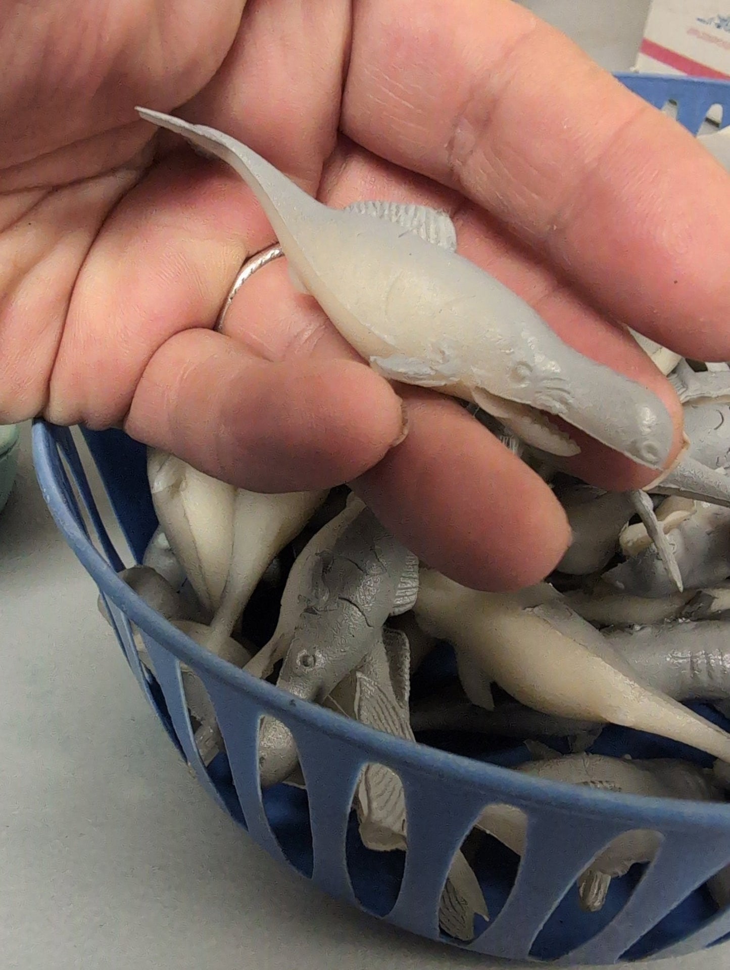 Vintage Rubber Whale Toy