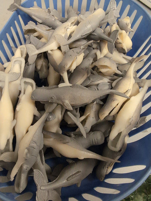 Vintage Rubber Whale Toy