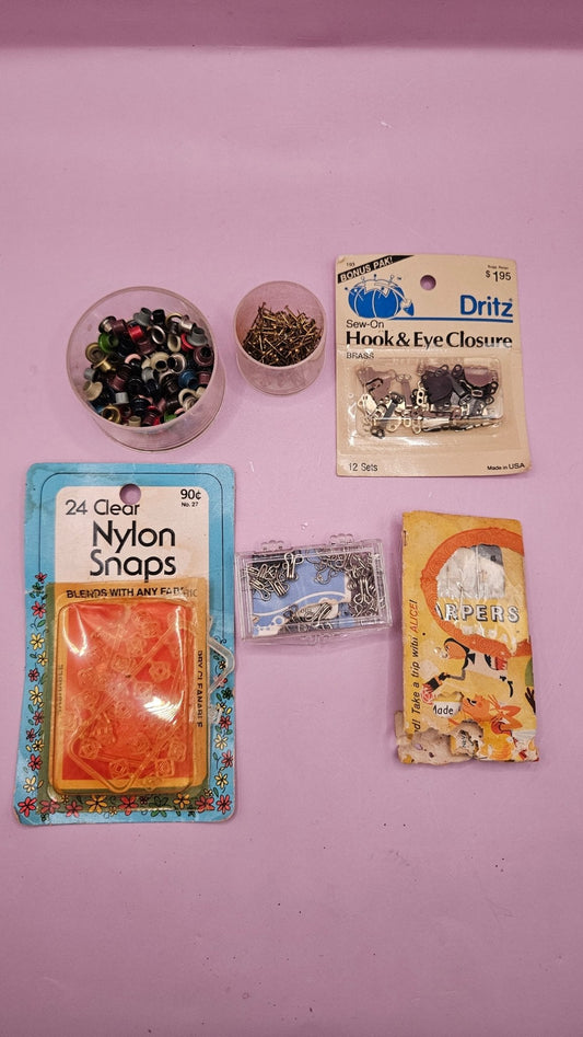 Vintage Sewing Bundle – Assorted Notions & Crafting Supplies