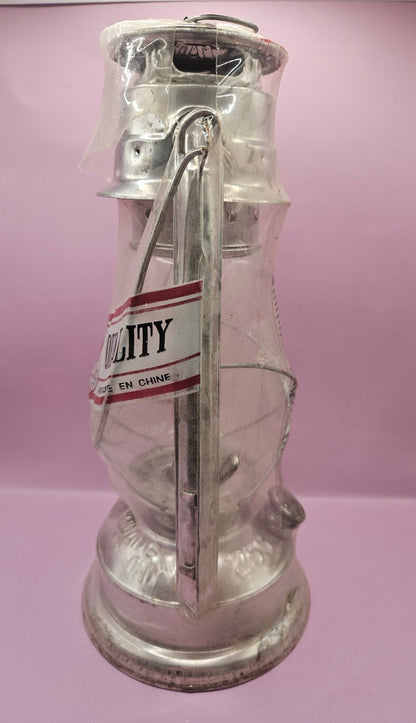 Vintage Superior Hurricane Hanging Globe Lantern – 12" x 6" (Original Packaging has been removed)