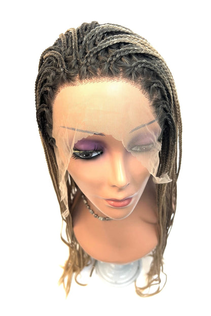 VIP - Synthetic Lace Front Wig Braided 7/27