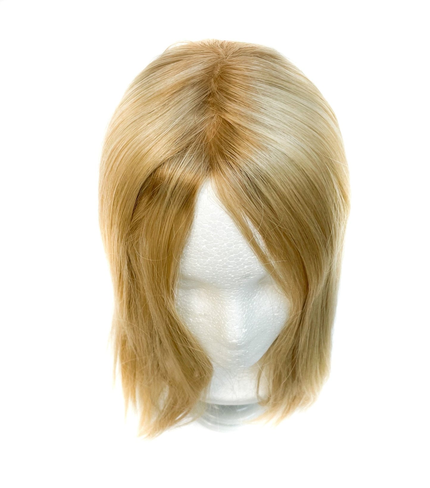 Virgin Remy Human Hair Silk Straight Top Topper Pieces (TP37)